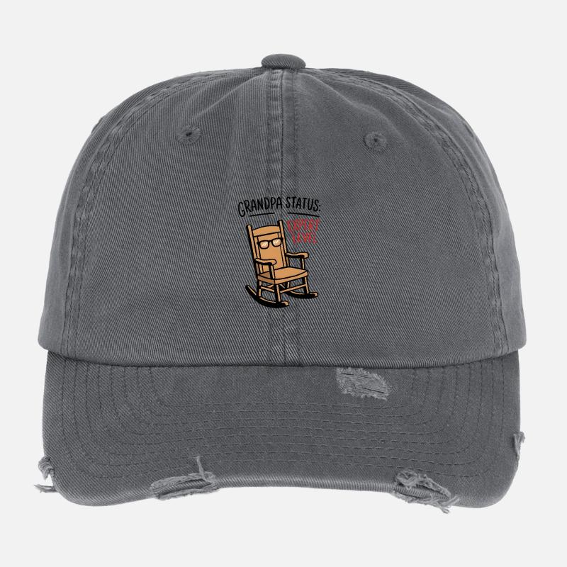 Statut de grand-père : Expert Casquette vintage effet usé Flexfit