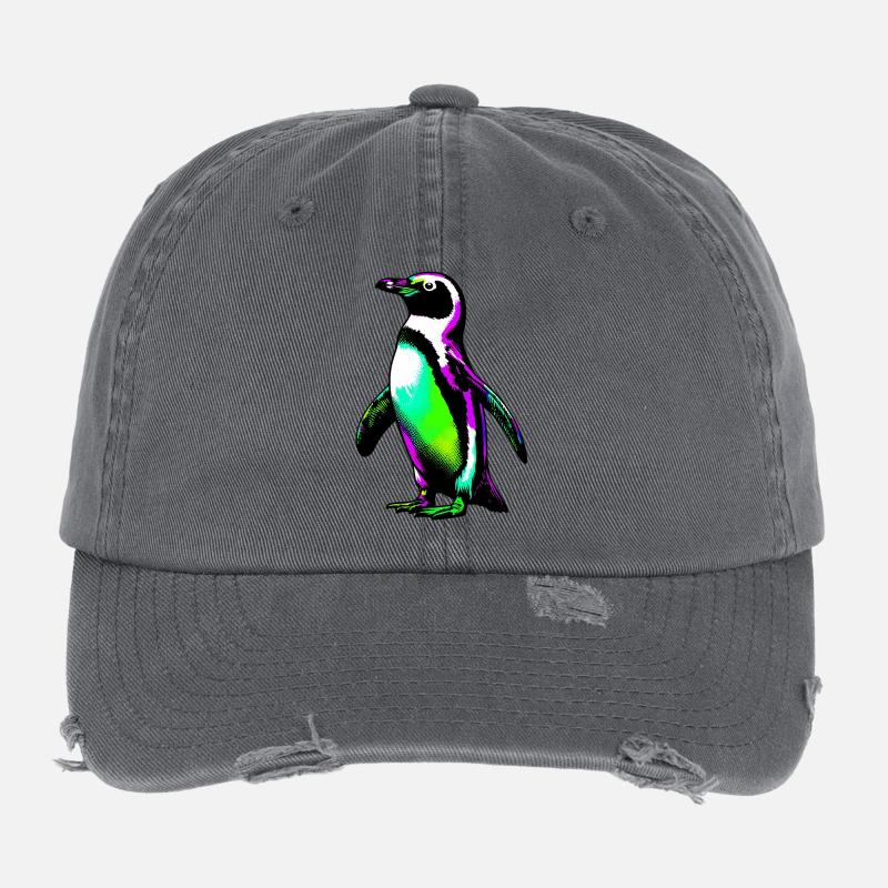 Pingouin Casquette vintage effet usé Flexfit