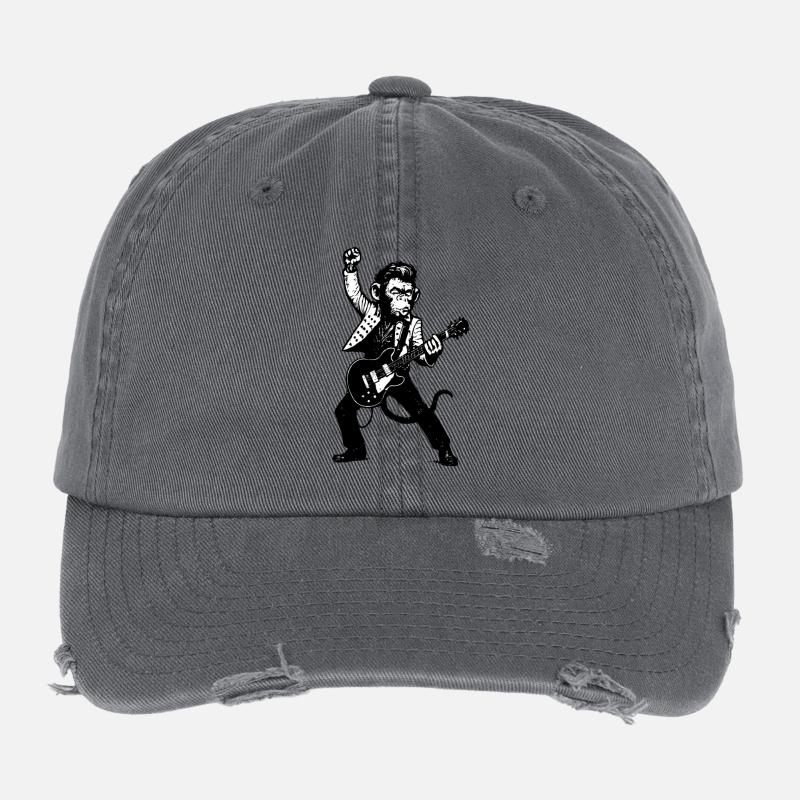 L’orchestre de danse des singes Casquette vintage effet usé Flexfit