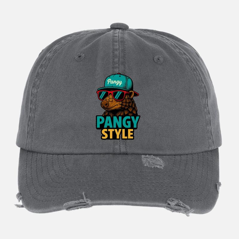 Style de casserole Casquette vintage effet usé Flexfit