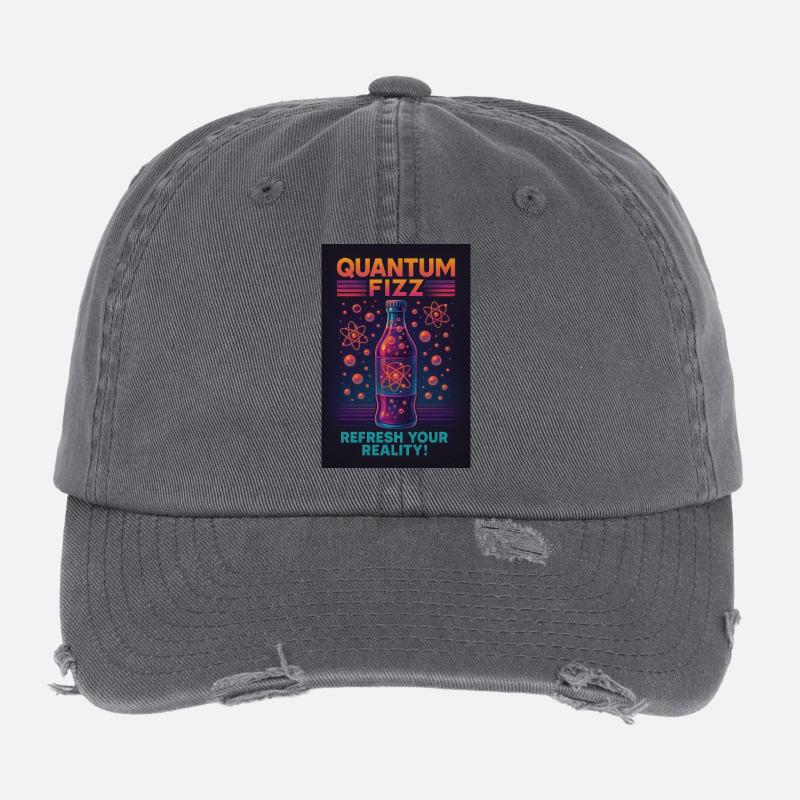 Quantum Fizz by Nerogear Flexfit Vintage Destroyed Cap