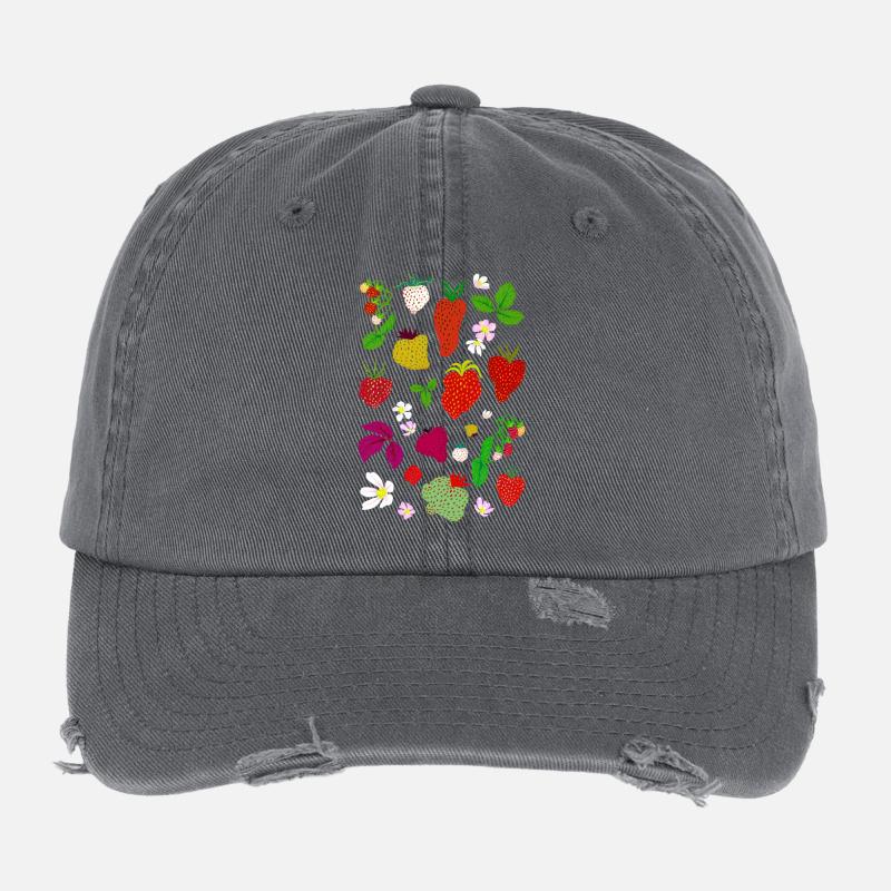ERDBEEREN Flexfit Vintage Destroyed Cap