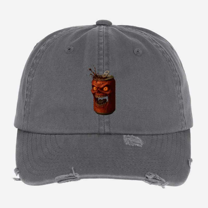 Wütige Horror Dose Flexfit Vintage Destroyed Cap