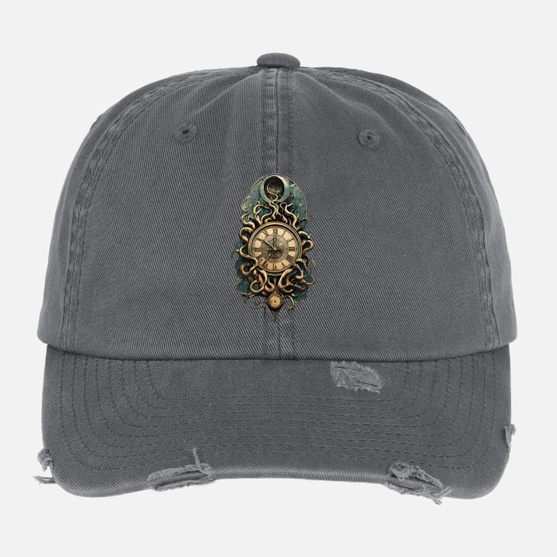 Die mysteriöse Steampunk-Bewegung. Flexfit Vintage Destroyed Cap