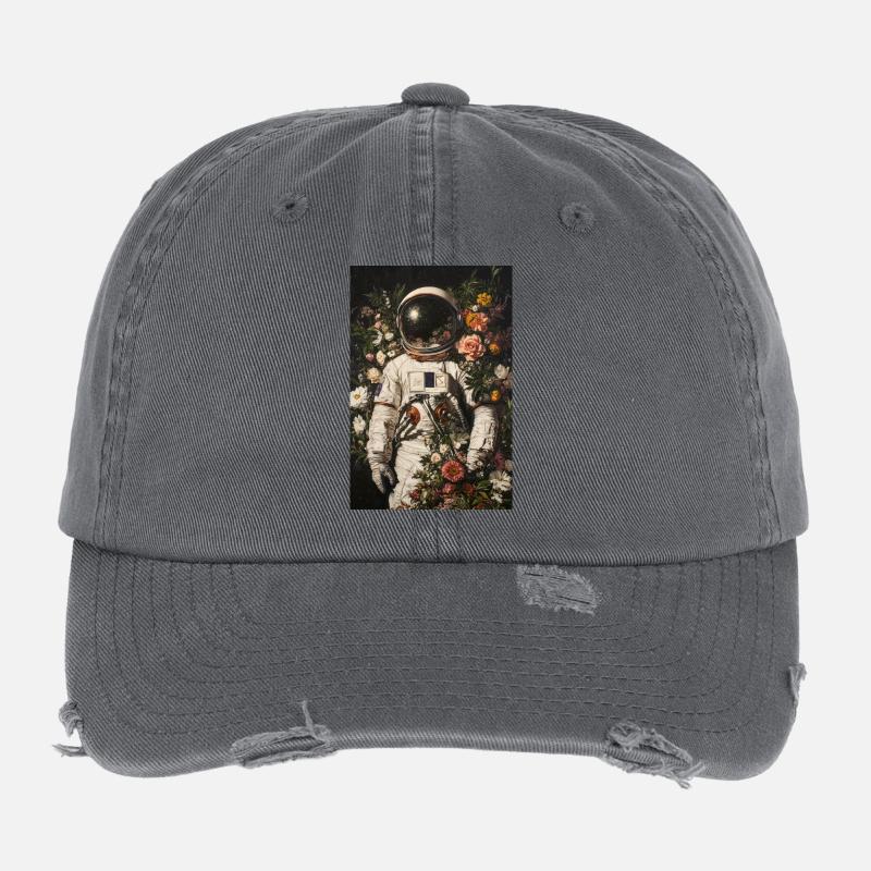 Cosmic Bloom Entdecker Flexfit Vintage Destroyed Cap