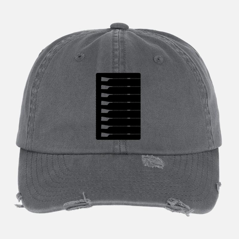 Achter Ruder – Silhouette  Flexfit Vintage Destroyed Cap