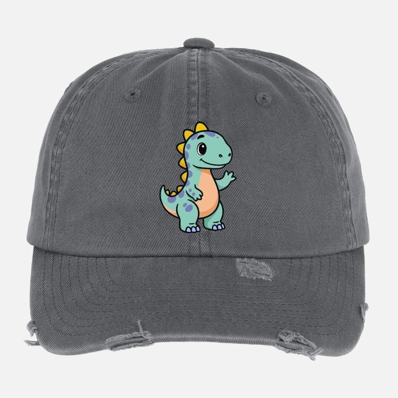 Little Dino Cuddle Flexfit Vintage Destroyed Cap