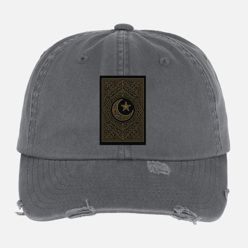 crescent Flexfit Vintage Destroyed Cap