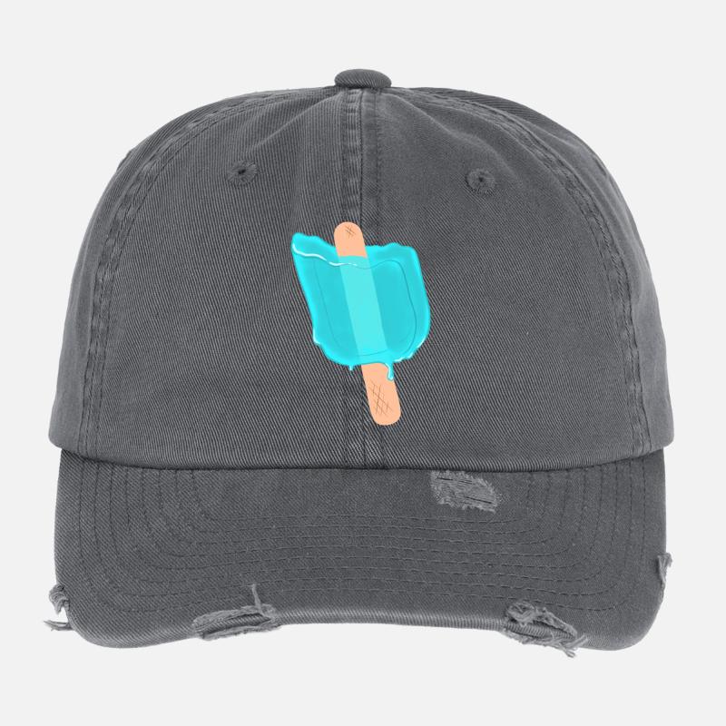 Blue popsicles Flexfit Vintage Destroyed Cap