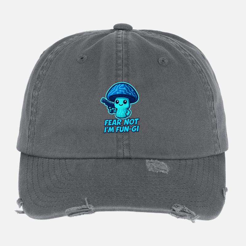 Champignon Robo Champignon Casquette vintage effet usé Flexfit