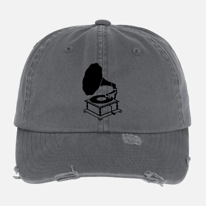 Gramophone Flexfit Vintage Destroyed Cap