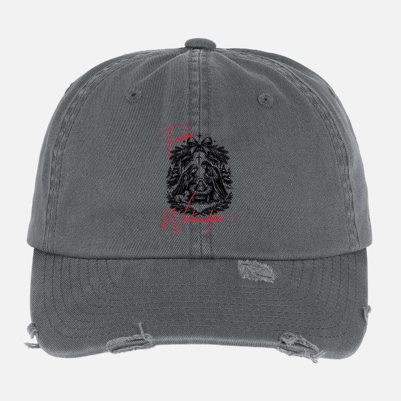Crèche Casquette vintage effet usé Flexfit