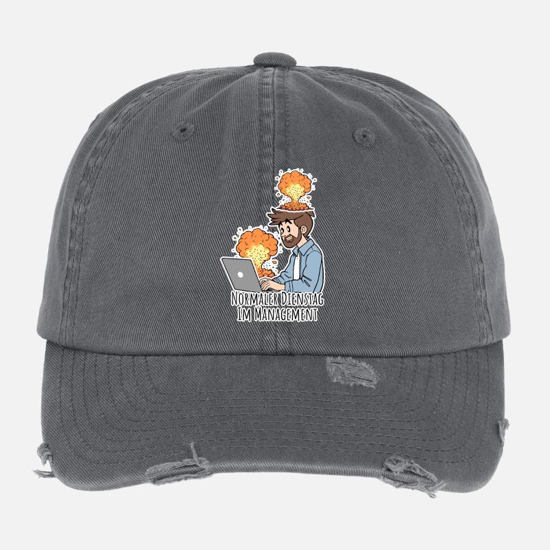 Tout a dégénéré ? Normalisez le mardi dans la gestion ! Casquette vintage effet usé Flexfit