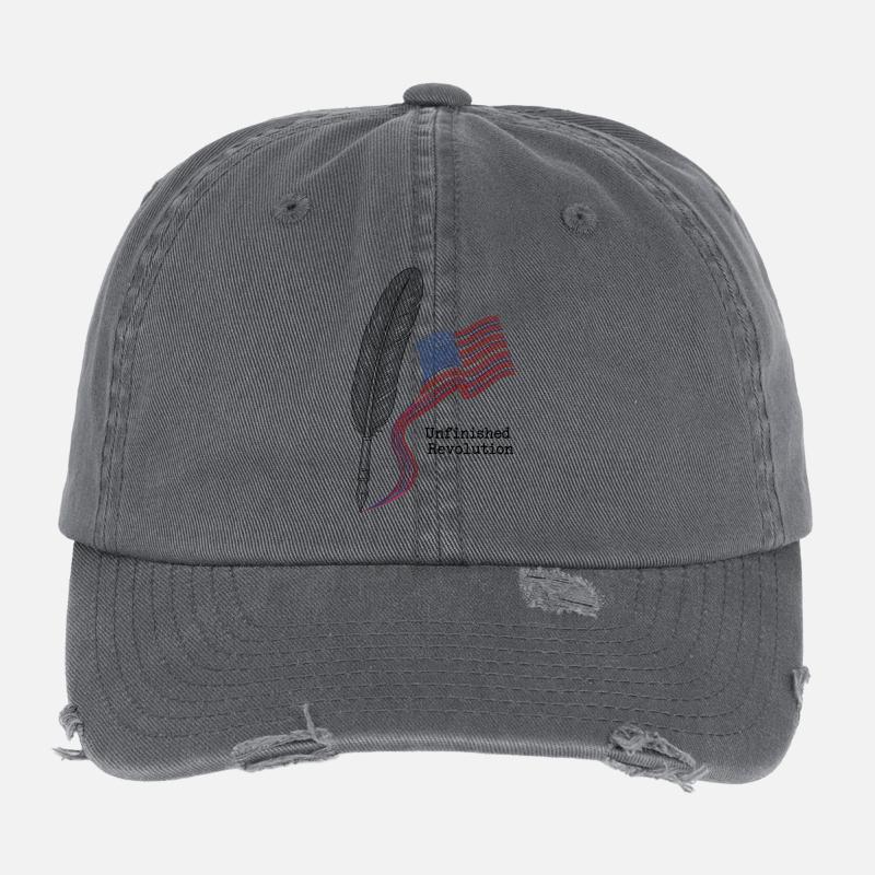 Révolution inachevée Casquette vintage effet usé Flexfit
