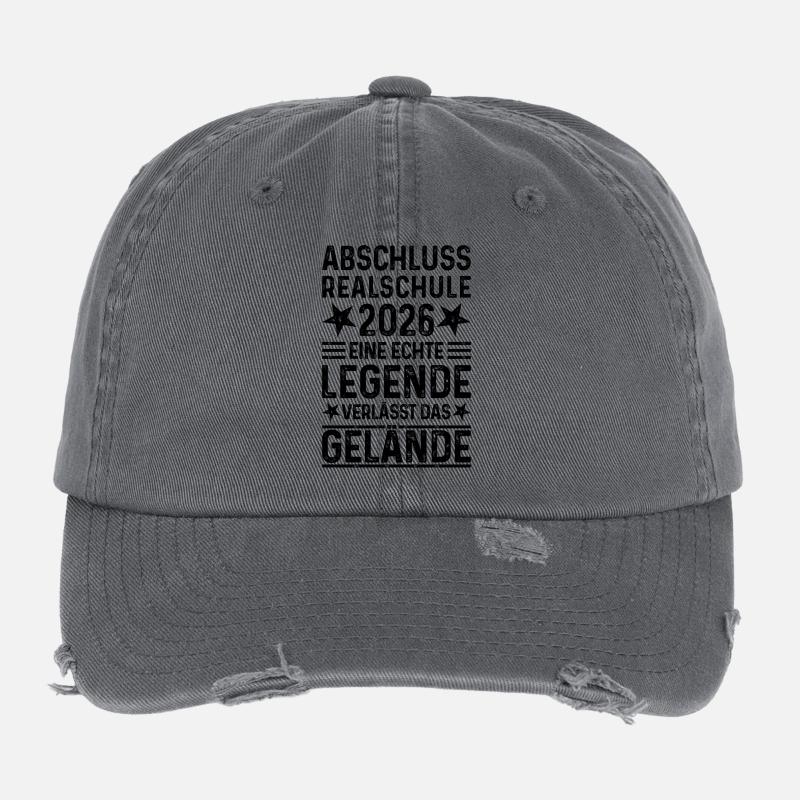 Secondary school graduation 2026 Flexfit Vintage Destroyed Cap