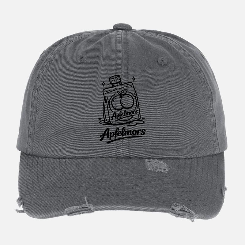 Apfel Mors Popo  Flexfit Vintage Destroyed Cap