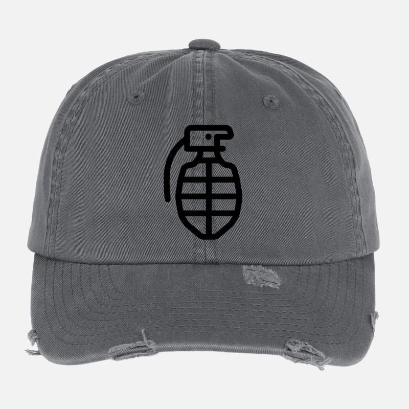 grenade Casquette vintage effet usé Flexfit