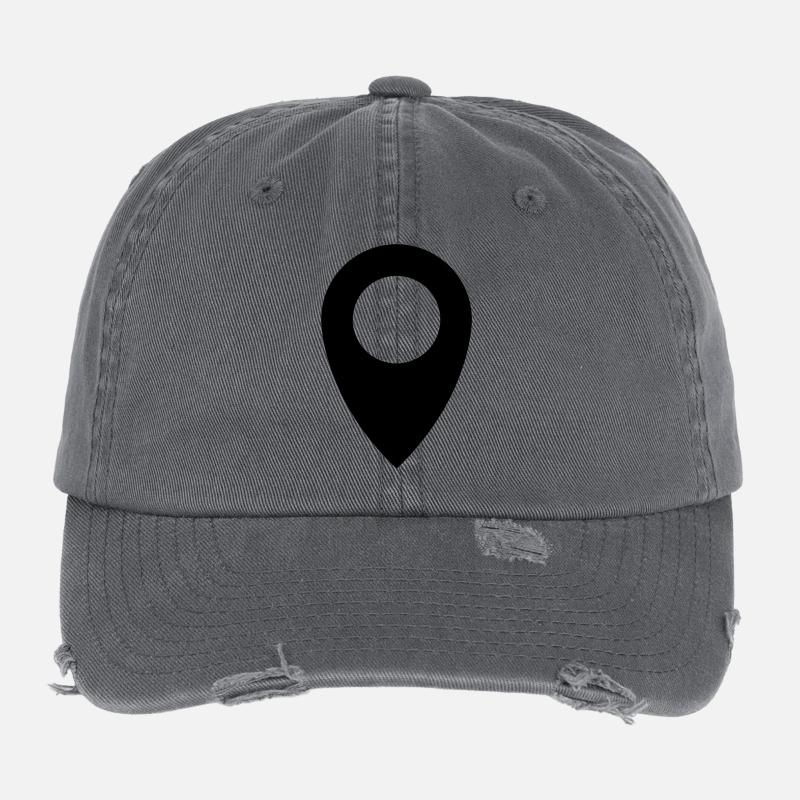 Standortstift Flexfit Vintage Destroyed Cap