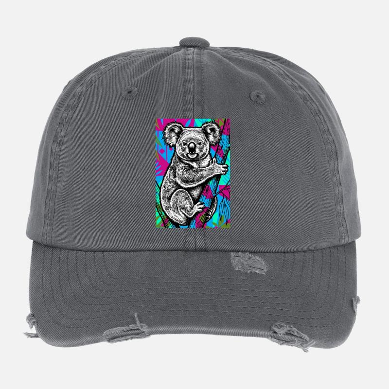 Koala Flexfit Vintage Destroyed Cap