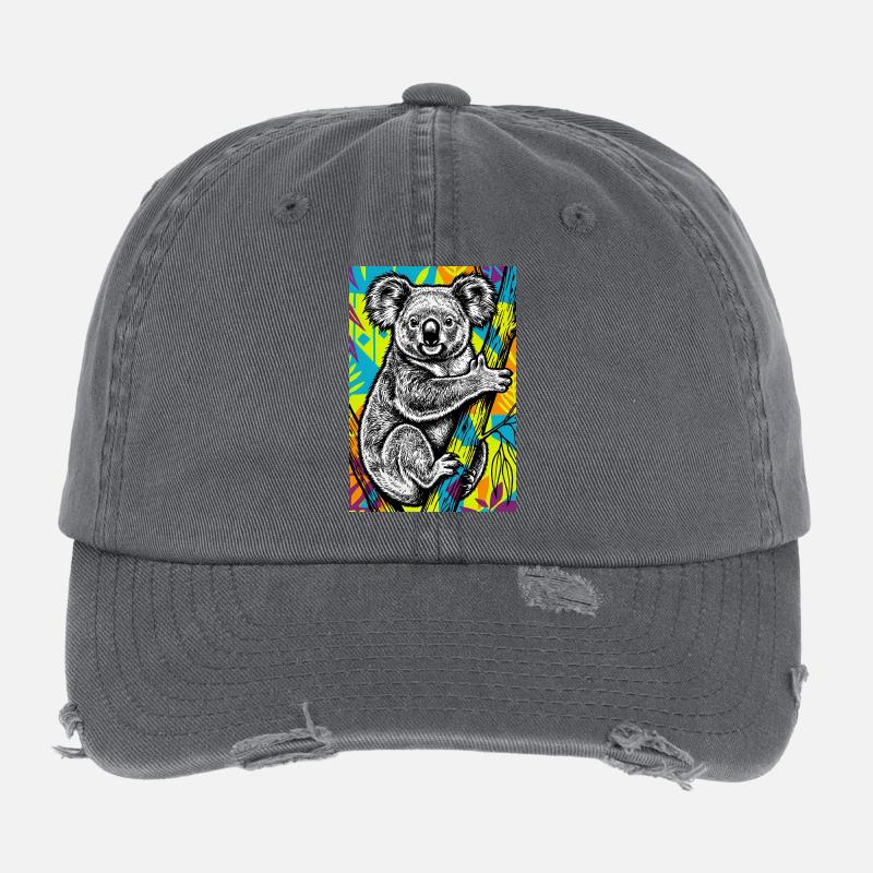 Koala Flexfit Vintage Destroyed Cap