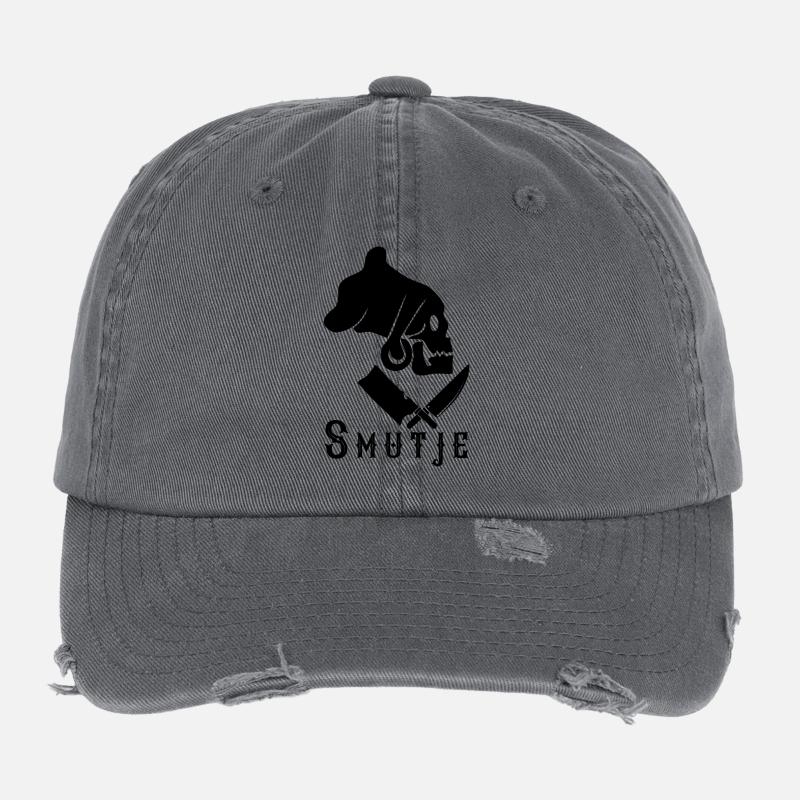 Smutje mit Schritzug Flexfit Vintage Destroyed Cap