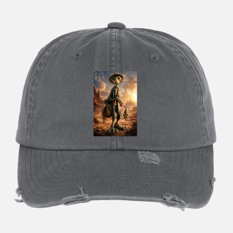 Staubiger Anhalter in Dunes Flexfit Vintage Destroyed Cap