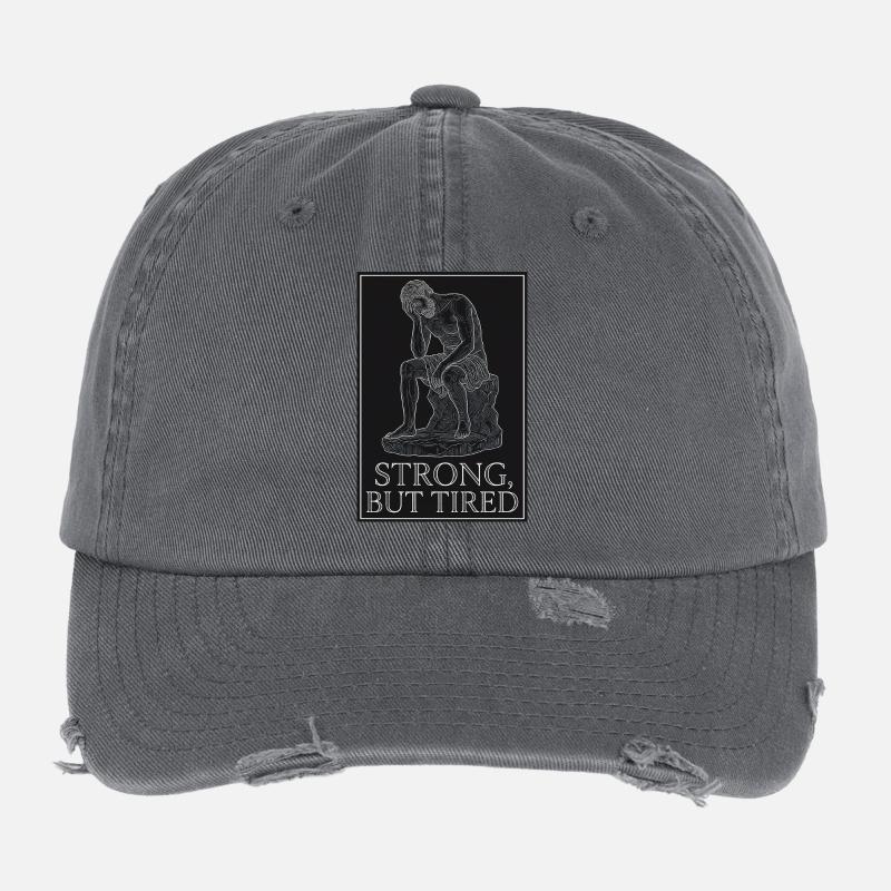 Fort mais fatigué Casquette vintage effet usé Flexfit