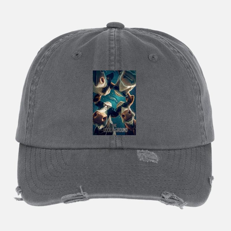 Cosmic Sunglass Herd Flexfit Vintage Destroyed Cap