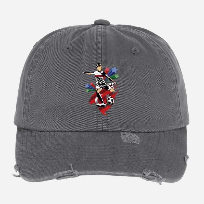 Turquia - Turkey - Flags Flexfit Vintage Destroyed Cap