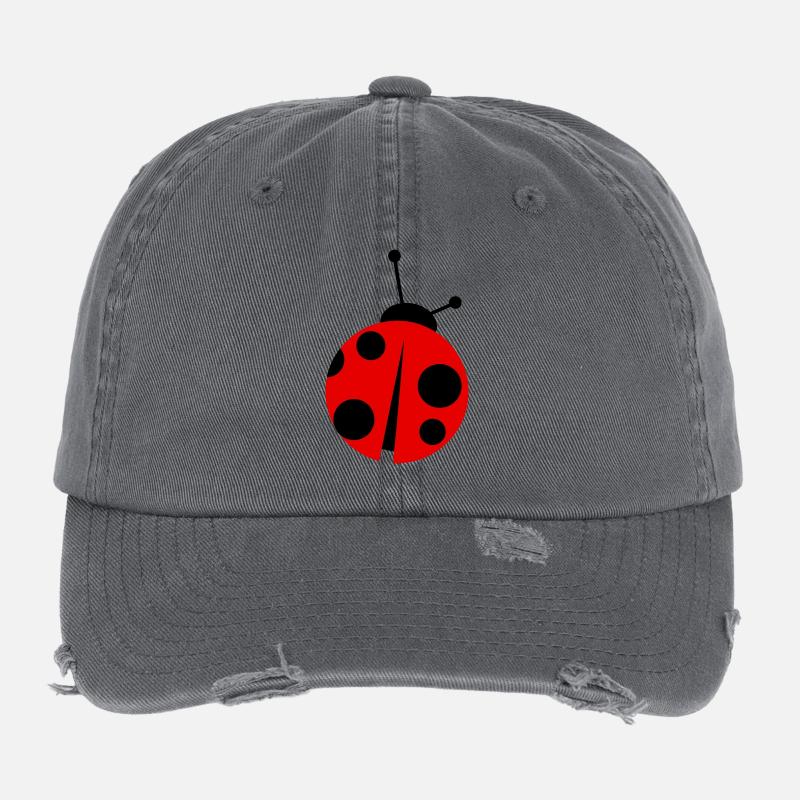ladybird Flexfit Vintage Destroyed Cap