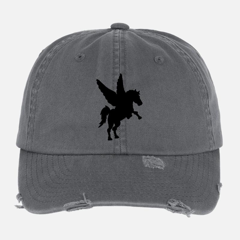 Pégase Casquette vintage effet usé Flexfit