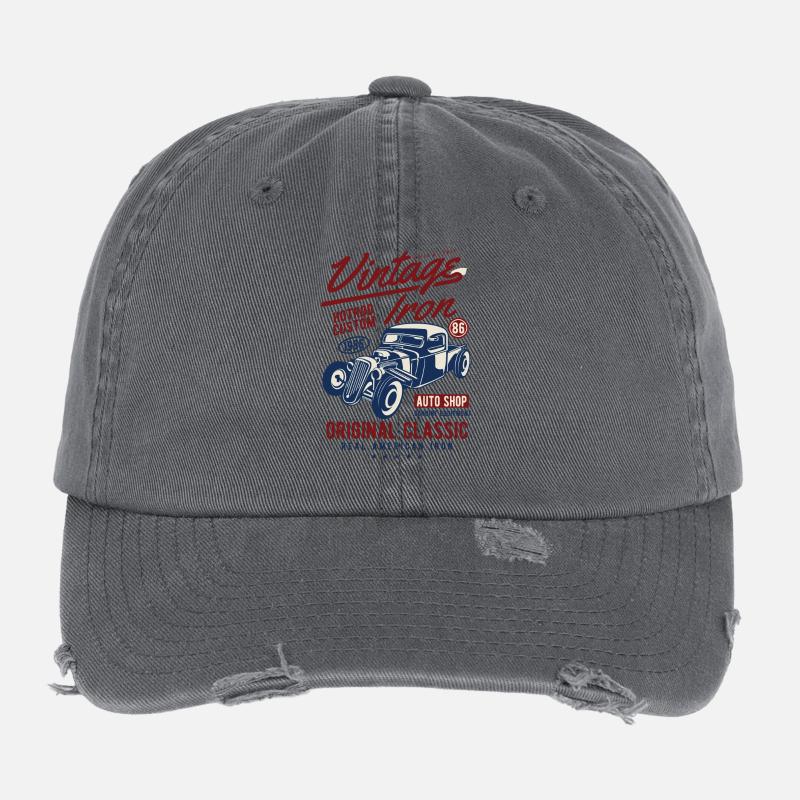 Fer Vintage Casquette vintage effet usé Flexfit