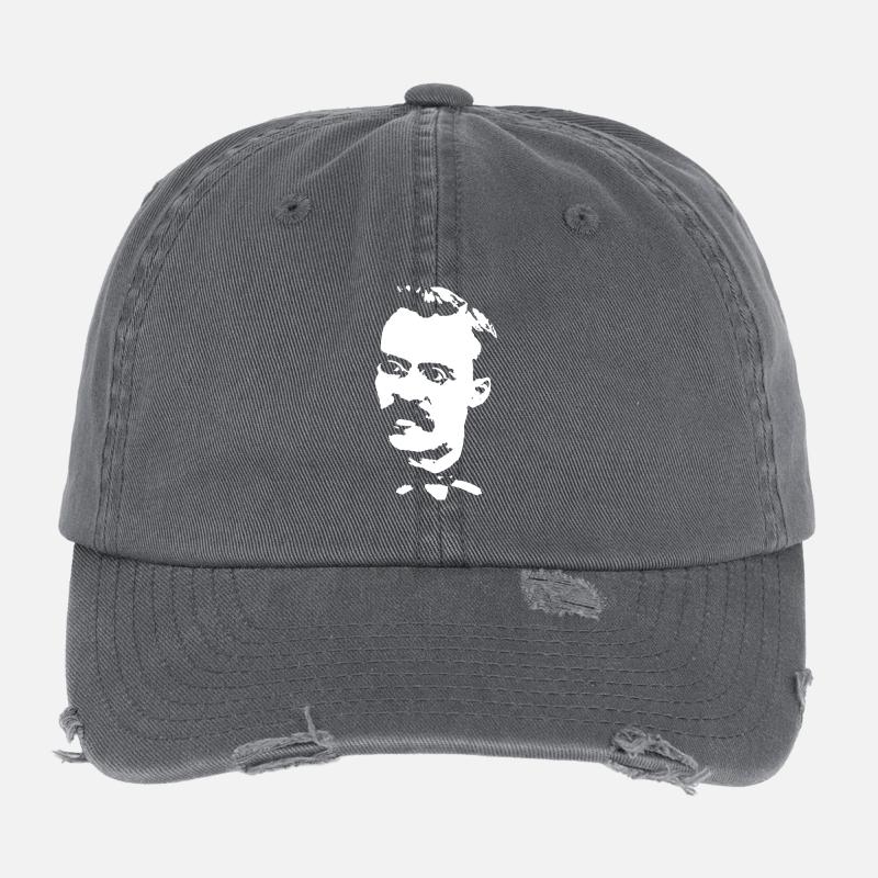 Friedrich Nietzsche Flexfit Vintage Destroyed Cap