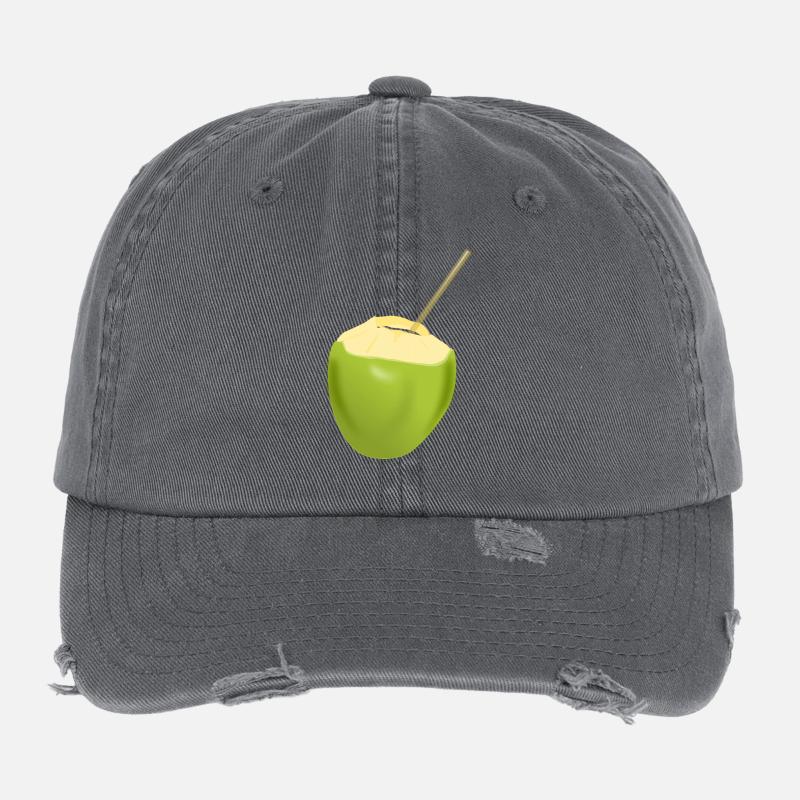 Kokosnuss Milch Flexfit Vintage Destroyed Cap