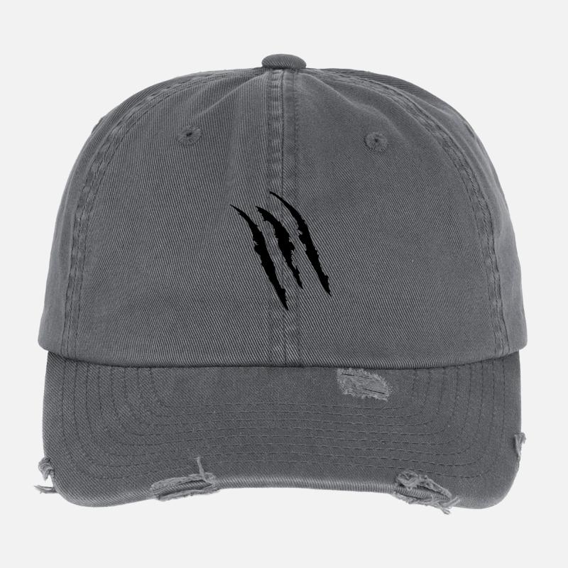Claw marks Flexfit Vintage Destroyed Cap
