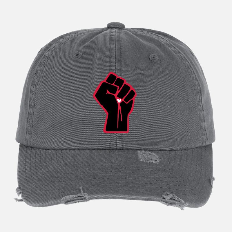 Faust mit Herz Flexfit Vintage Destroyed Cap