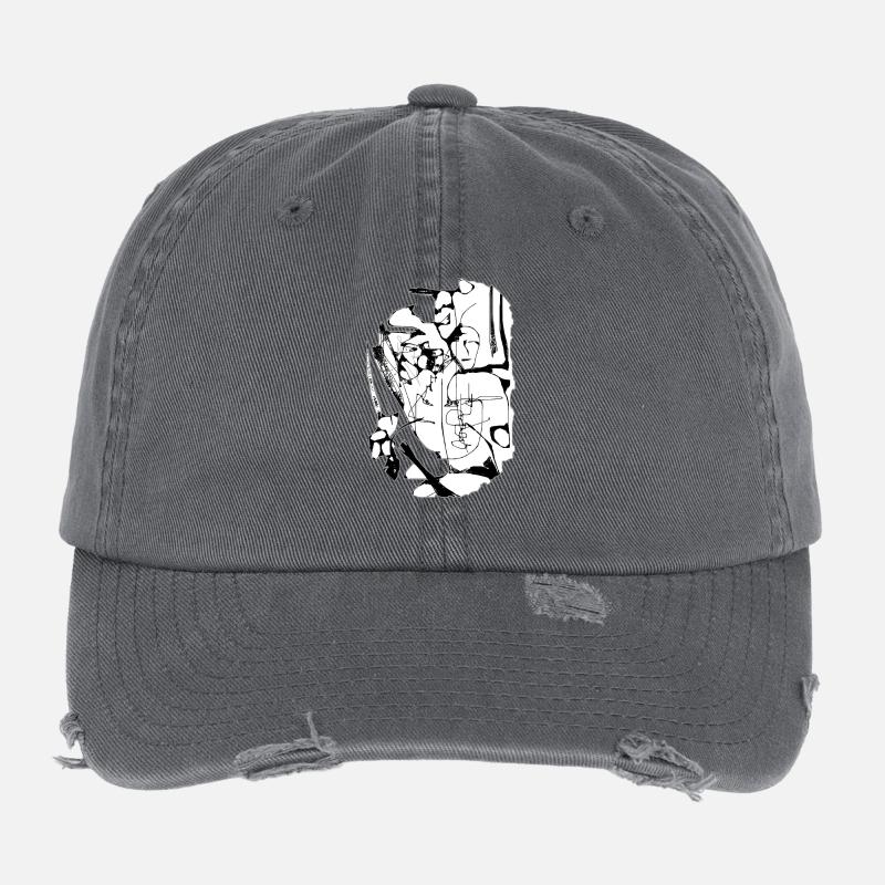 Freiheit der Interpretation Flexfit Vintage Destroyed Cap