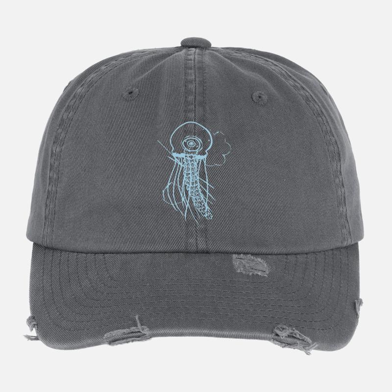 jellyfish Flexfit Vintage Destroyed Cap