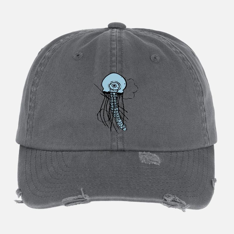 jellyfish Flexfit Vintage Destroyed Cap