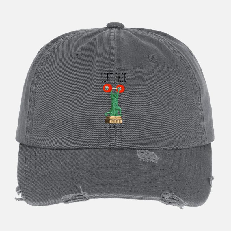 liberty lift Flexfit Vintage Destroyed Cap