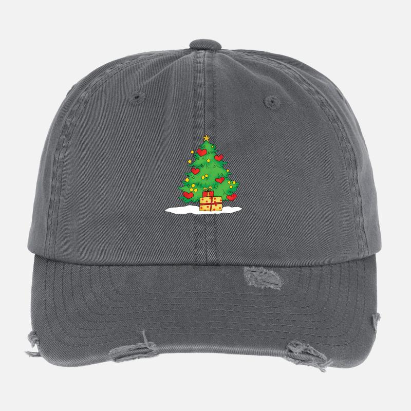 Christmas Tree Casquette vintage effet usé Flexfit