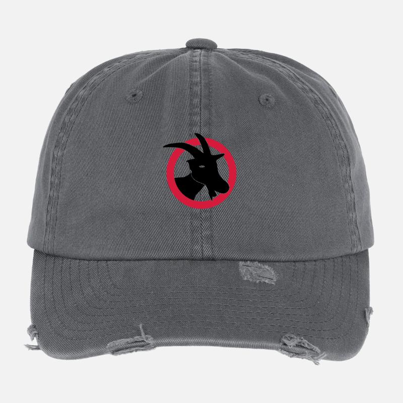 Attention goats Flexfit Vintage Destroyed Cap