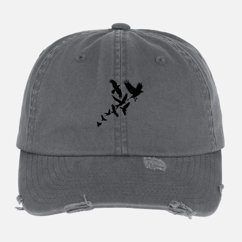Birds Flexfit Vintage Destroyed Cap