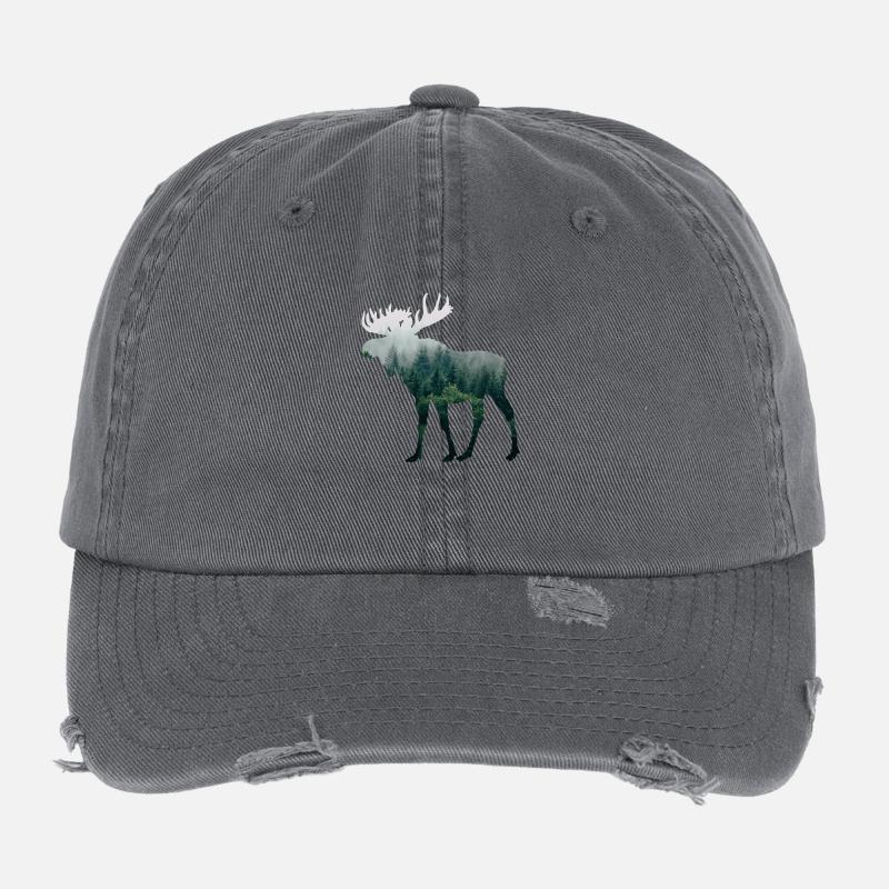 Moose Flexfit Vintage Destroyed Cap