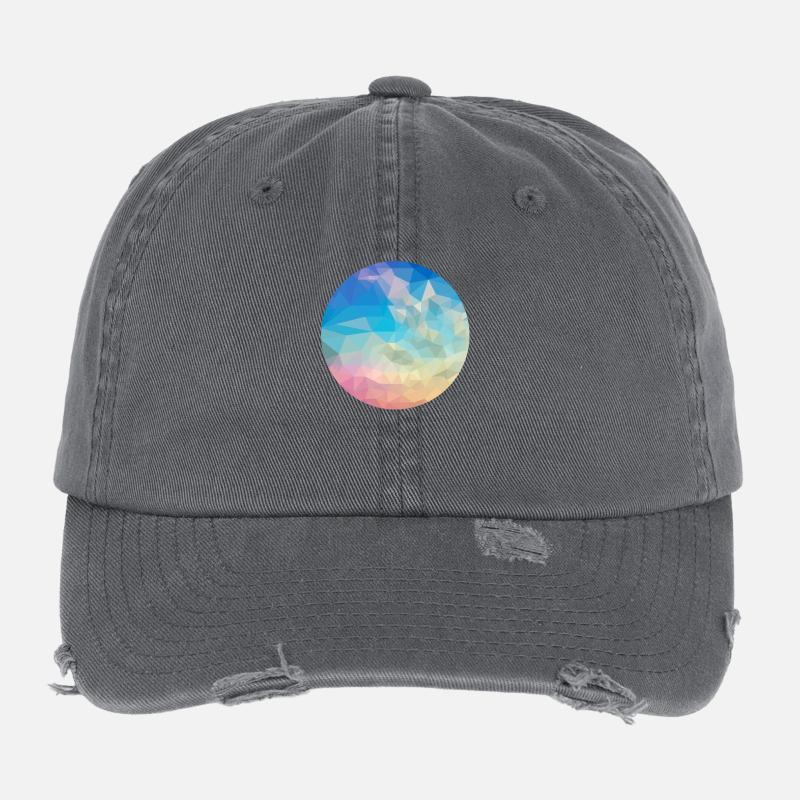 abstract Flexfit Vintage Destroyed Cap