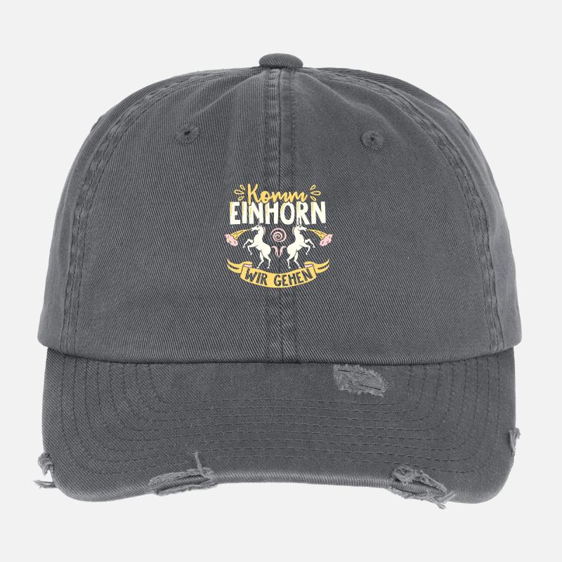 Wir gehen! Flexfit Vintage Destroyed Cap
