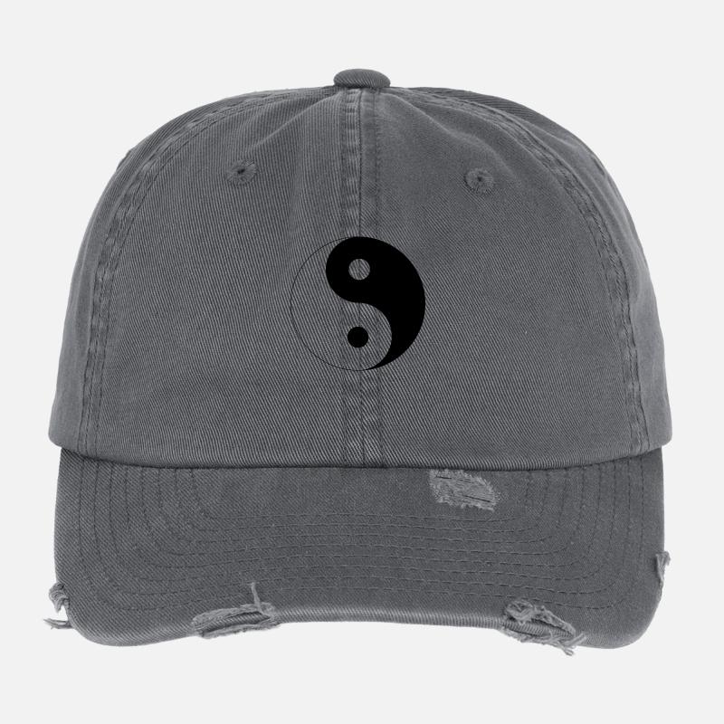 Ying Yang Flexfit Vintage Destroyed Cap