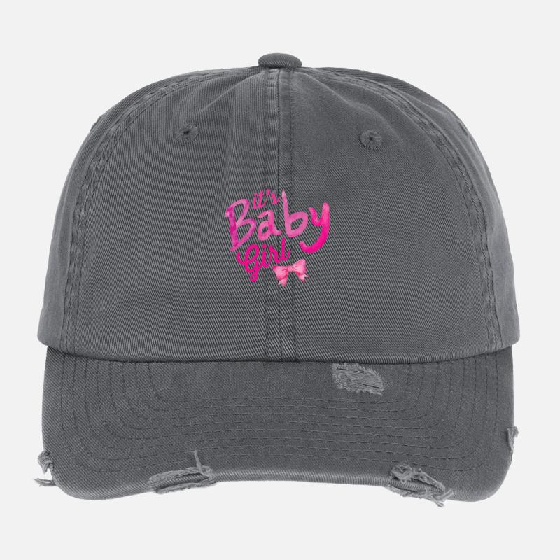 idée de cadeau naissance bébé enfant né naissance Casquette vintage effet usé Flexfit