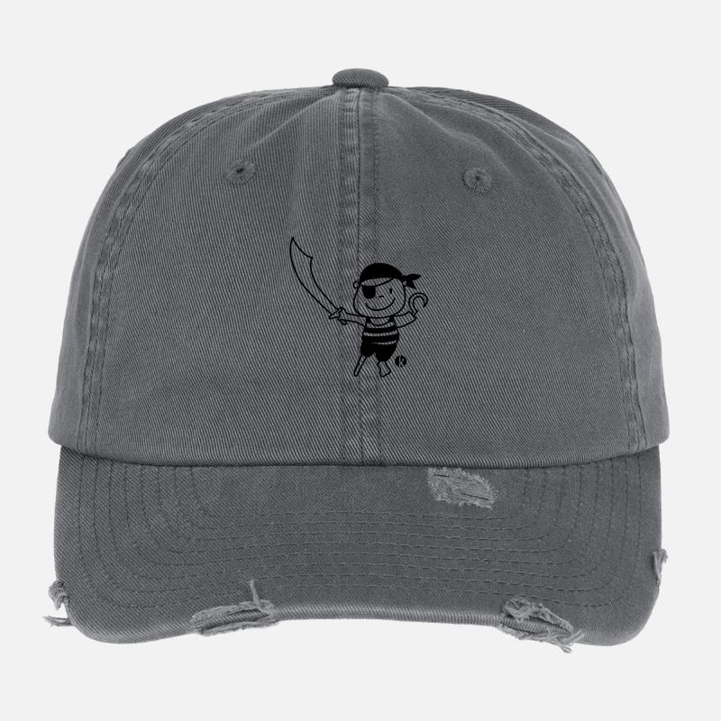 Pirat - Pirate Flexfit Vintage Destroyed Cap