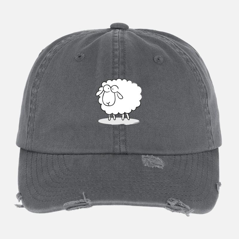 Sheep Flexfit Vintage Destroyed Cap